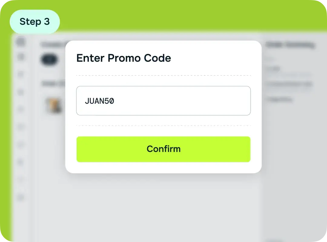 Customers redeem in-store