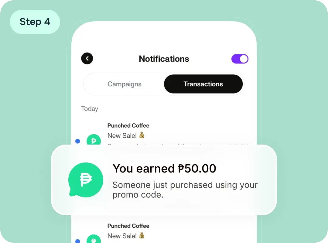 You pay only for real sales