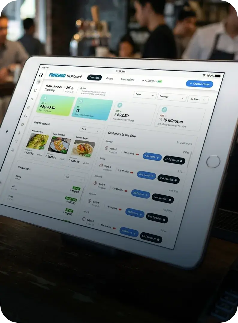 Built into your ordering system